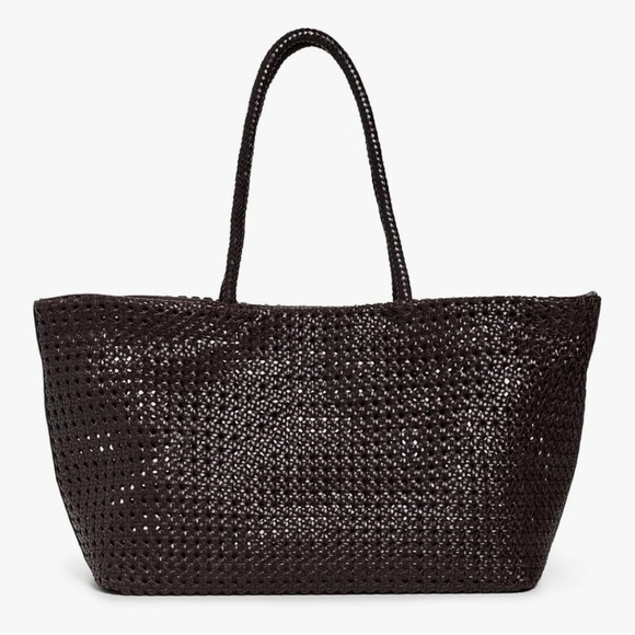 Madewell Handwoven cane tote bag - Picture 1 of 2